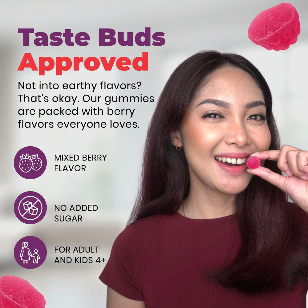 DR. MORITZ Lions Mane Gummies non-GMO formula for trusted nutrition