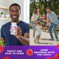 DR. MORITZ Gummies with non-GMO ingredients support a clean daily routine.