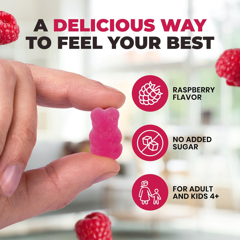 Dr. Moritz adult taking gummies for a simple daily routine