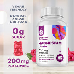 Close-up of DR. MORITZ Raspberry flavored gummies inviting daily relaxation