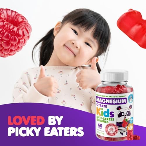 DR. MORITZ kids with bottle enjoying gentle sleep support gummies