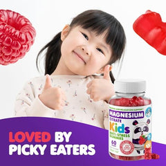 DR. MORITZ kids with bottle enjoying gentle sleep support gummies