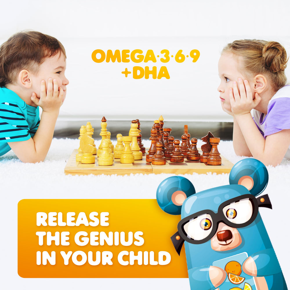 DR. MORITZ vegan DHA gummies for kids supporting brain health and focus