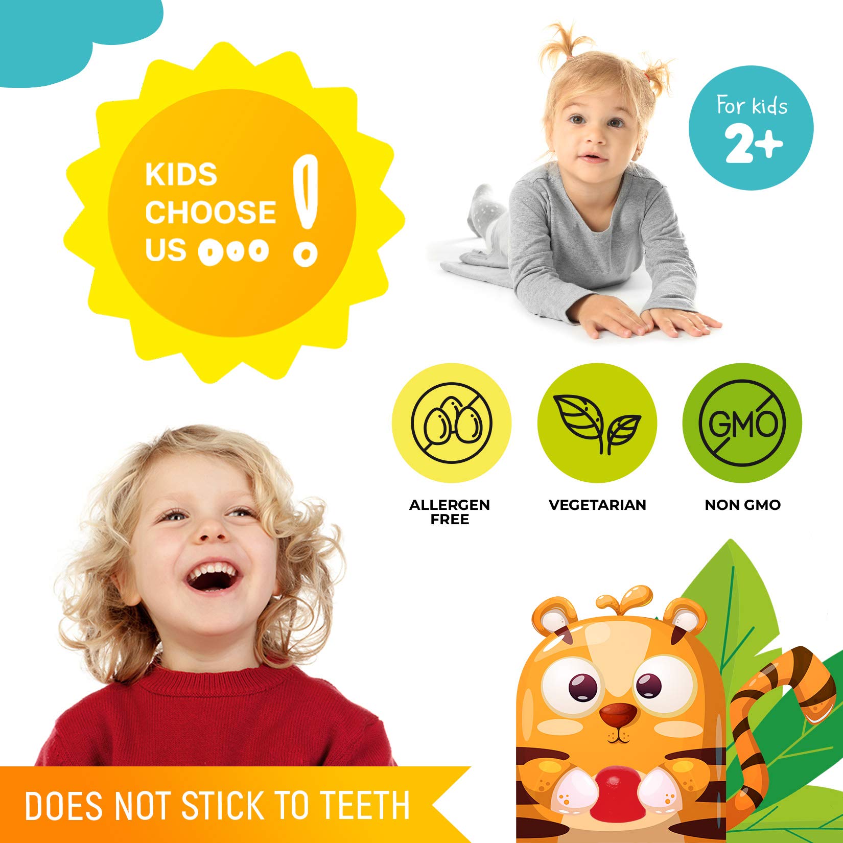 DR. MORITZ gummies are tooth-friendly and easy to chew.