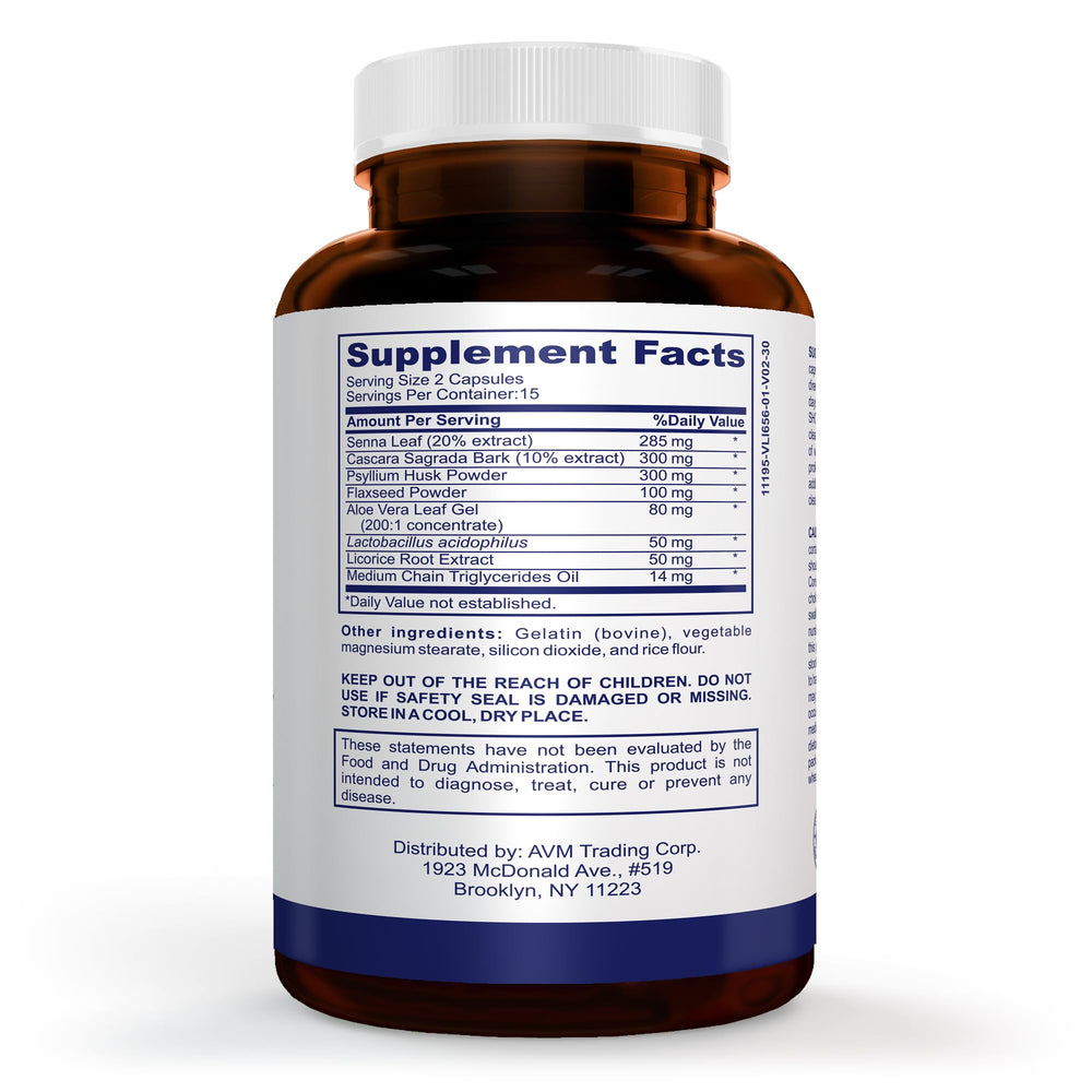 DR. MOSSERI senna leaf ingredient highlights natural cleanse support