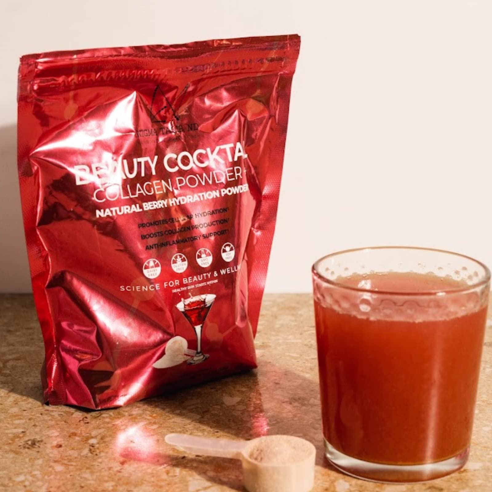 DR. NIGMA Beauty Cocktail scoop included for easy daily serving