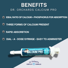 Dr. Orchard's Calcium Pro tri-blend syringe offers precise calcium and phosphorus dosing