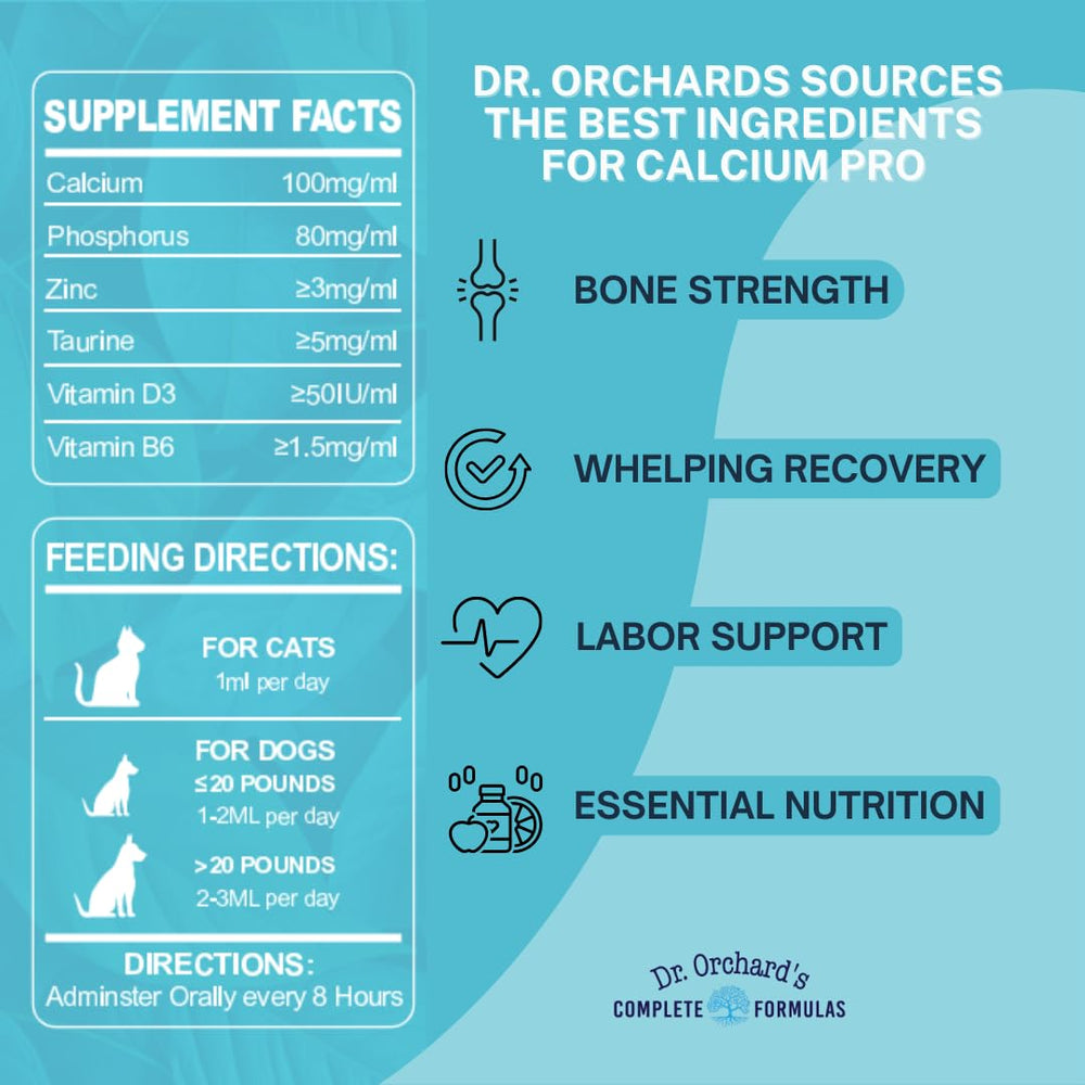 Dr. Orchard's nursing mother dog with puppies showcases lactation support