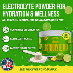 Powder dissolves smoothly in a glass of water, Lemon Lime flavor.