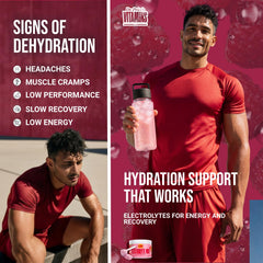 USA-made Dr. Price's Electrolytes Raspberry bottle signals quality hydration