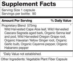 Dr. Schulze's Intestinal Formula 1 capsules on a clean surface for natural digestive support.