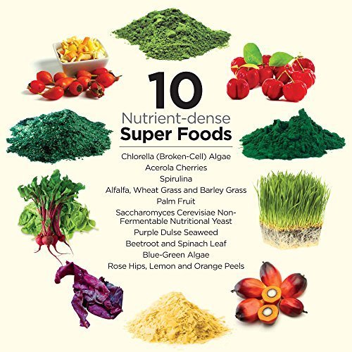 Capsules of Dr. Schulze's SuperFood Plus for daily plant-based energy