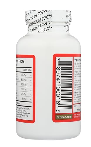 Close-up of DR. SHEN'S Zong Gan Ling tablets for easy daily use.