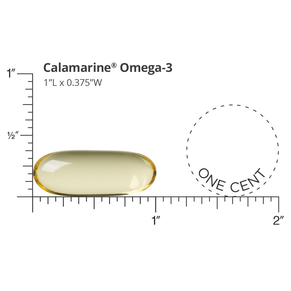 Dr. Sinatra CalaMarine softgels closeup highlighting odor-free, easy-to-swallow capsules.