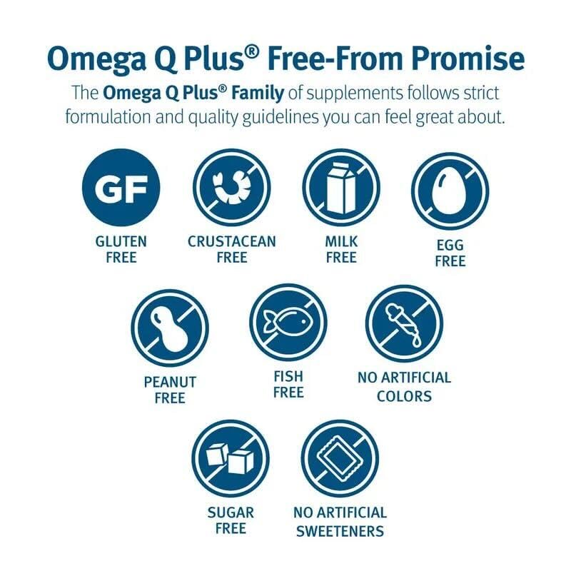 Dr. Sinatra Omega Q Plus MAX dosage label for daily use