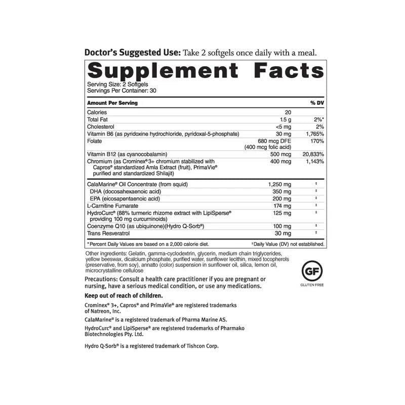 Dr. Sinatra Omega Q Plus MAX softgels close-up with omega-3 benefits