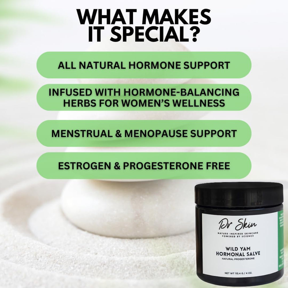 Dr Skin BEAUTY wild yam cream uses dandelion and red clover ingredients.