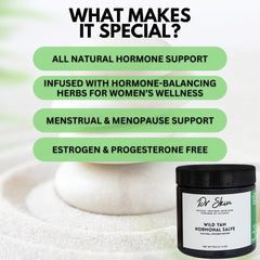 Dr Skin BEAUTY wild yam cream uses dandelion and red clover ingredients.