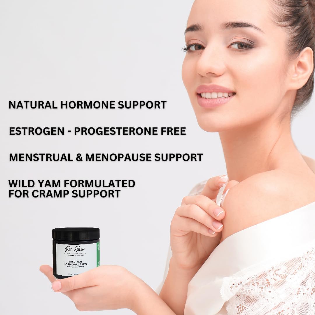Dr Skin BEAUTY wild yam cream supports comfort during hormonal changes.
