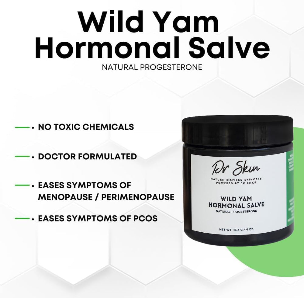 Dr Skin BEAUTY wild yam cream applied on inner arm for fast absorption.