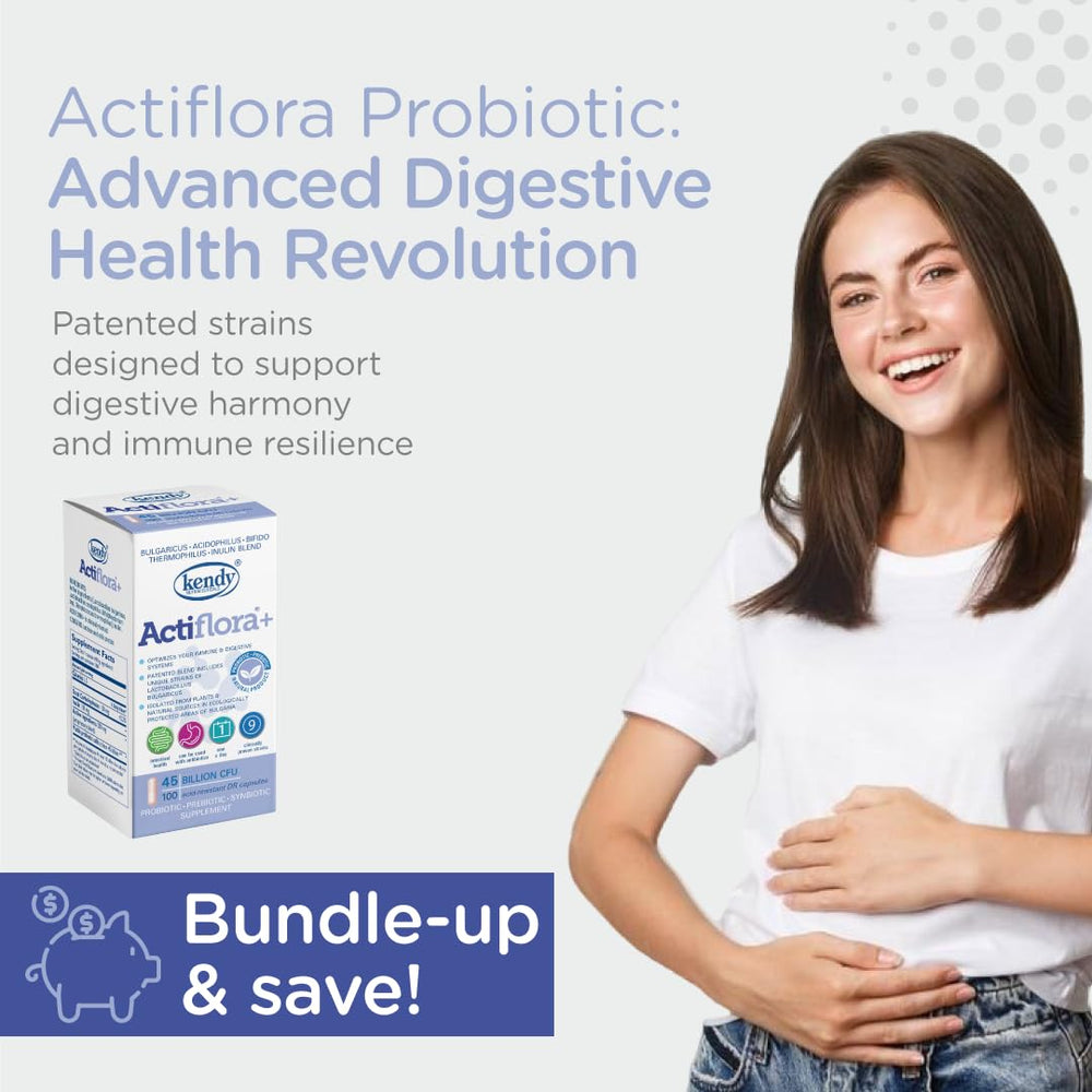 Dr. T Probiotic digestive health supplement in clinical packaging close-up