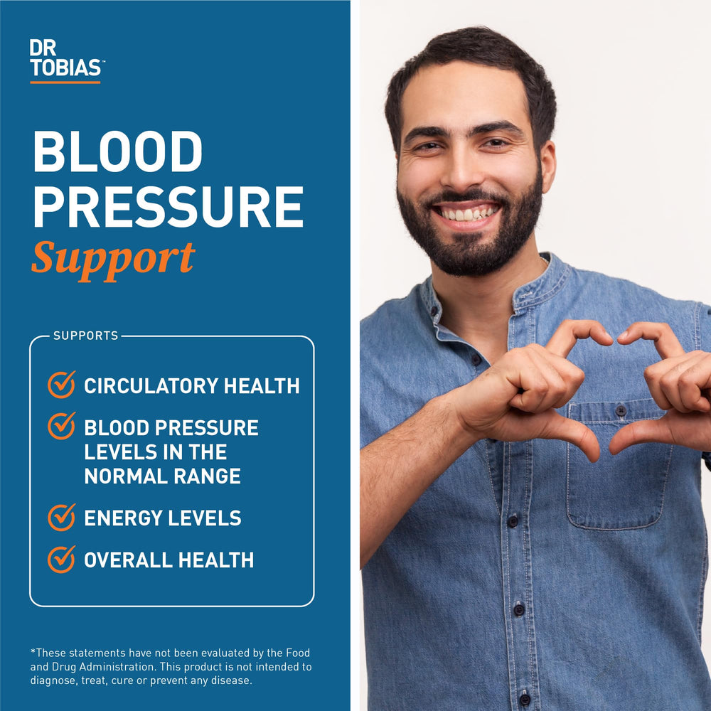 Dr. Tobias Blood Pressure Support garlic clove showcases heart-friendly herbs.
