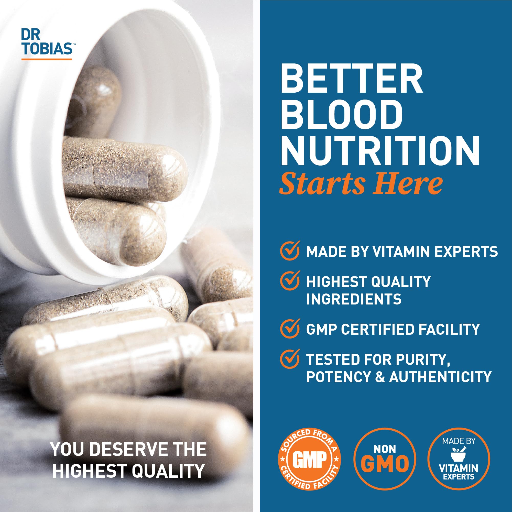 Dr. Tobias Blood Pressure Support green tea leaf adds antioxidant benefits.