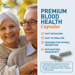Dr. Tobias Blood Pressure Support olive leaf emphasizes antioxidant circulation support.