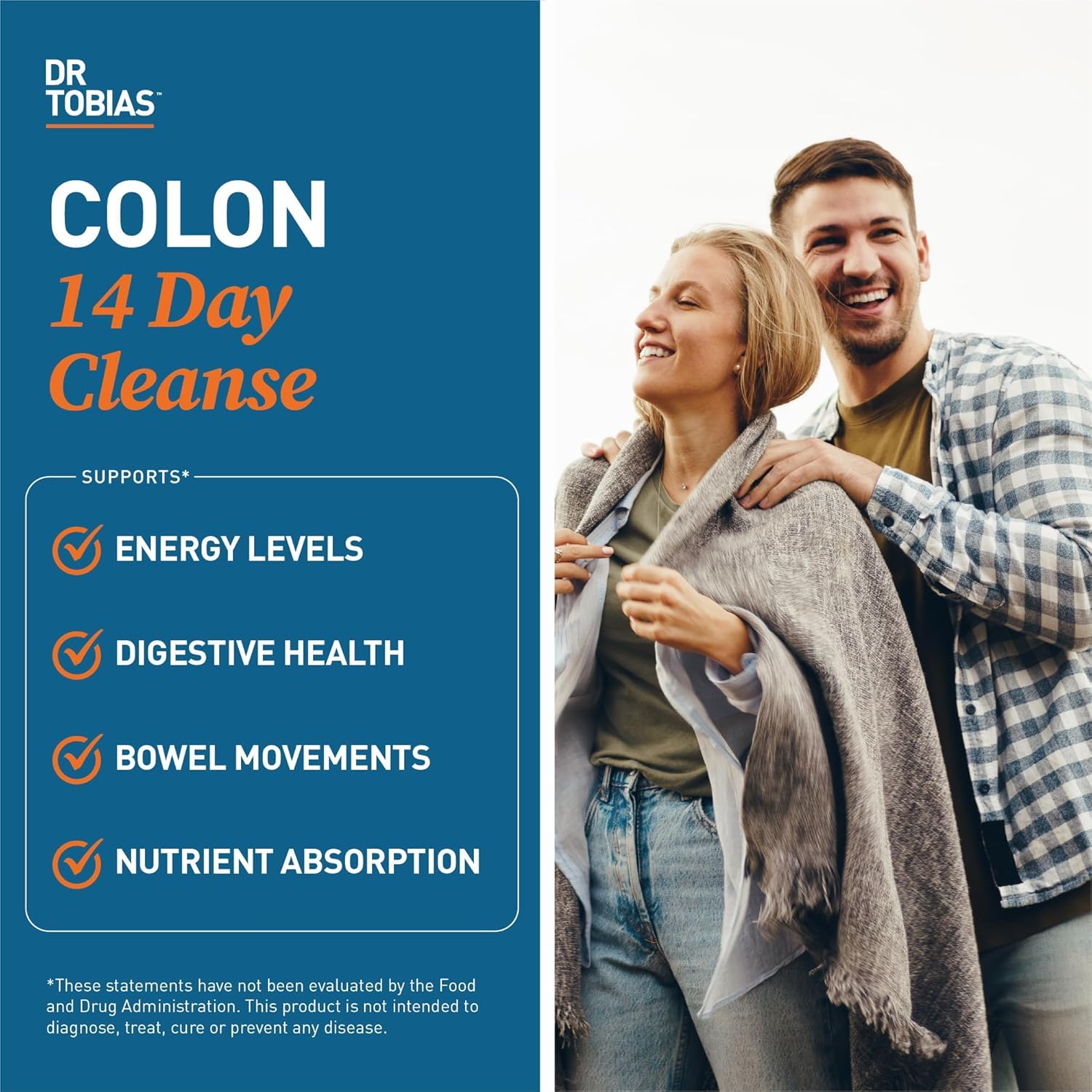 Close-up of Dr. Tobias Colon Cleanse capsules.