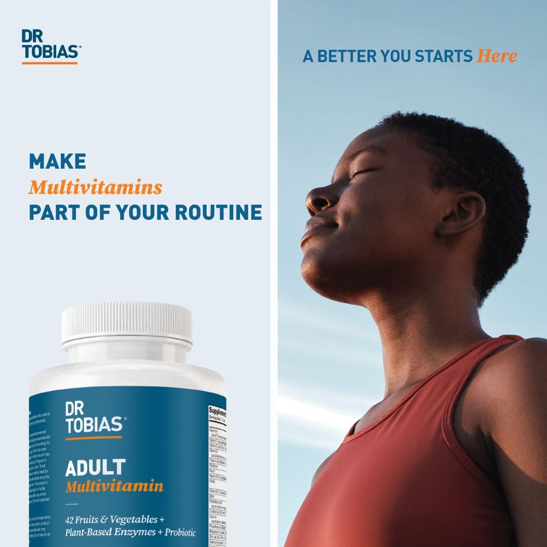 Dr. Tobias daily use bottle supports your routine with 30 servings per bottle.