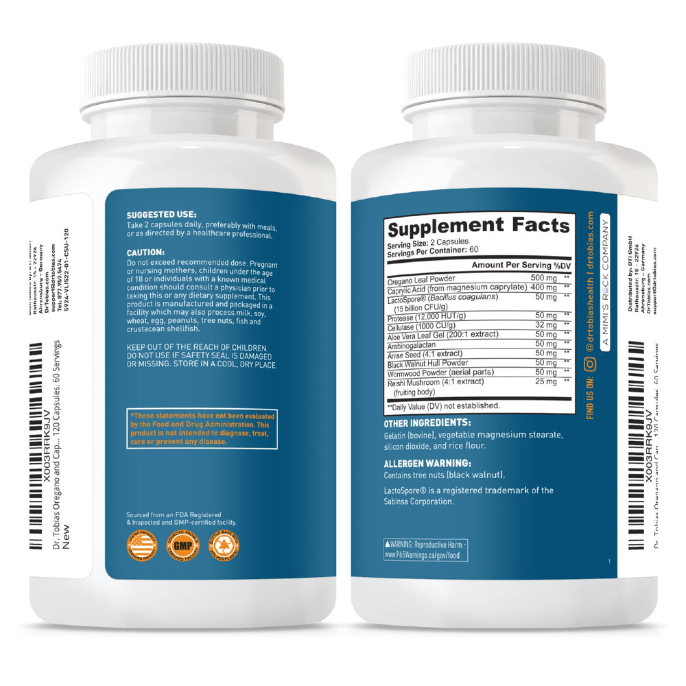 Dr. Tobias immune support illustration emphasizes healthy gut flora connections