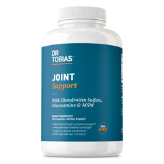 Dr. Tobias Joint Support bottle front for daily joint flexibility.