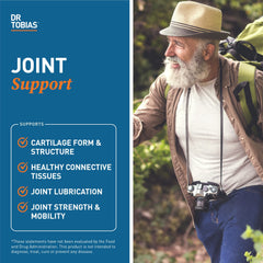 Dr. Tobias Joint Support capsules close-up for daily joint care.