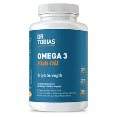 Dr. Tobias Omega-3 triple-strength softgels deliver EPA and DHA for daily wellness