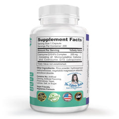Dr. Valerie Nelson CoQ10 vegan capsules ready for energy and antioxidant protection