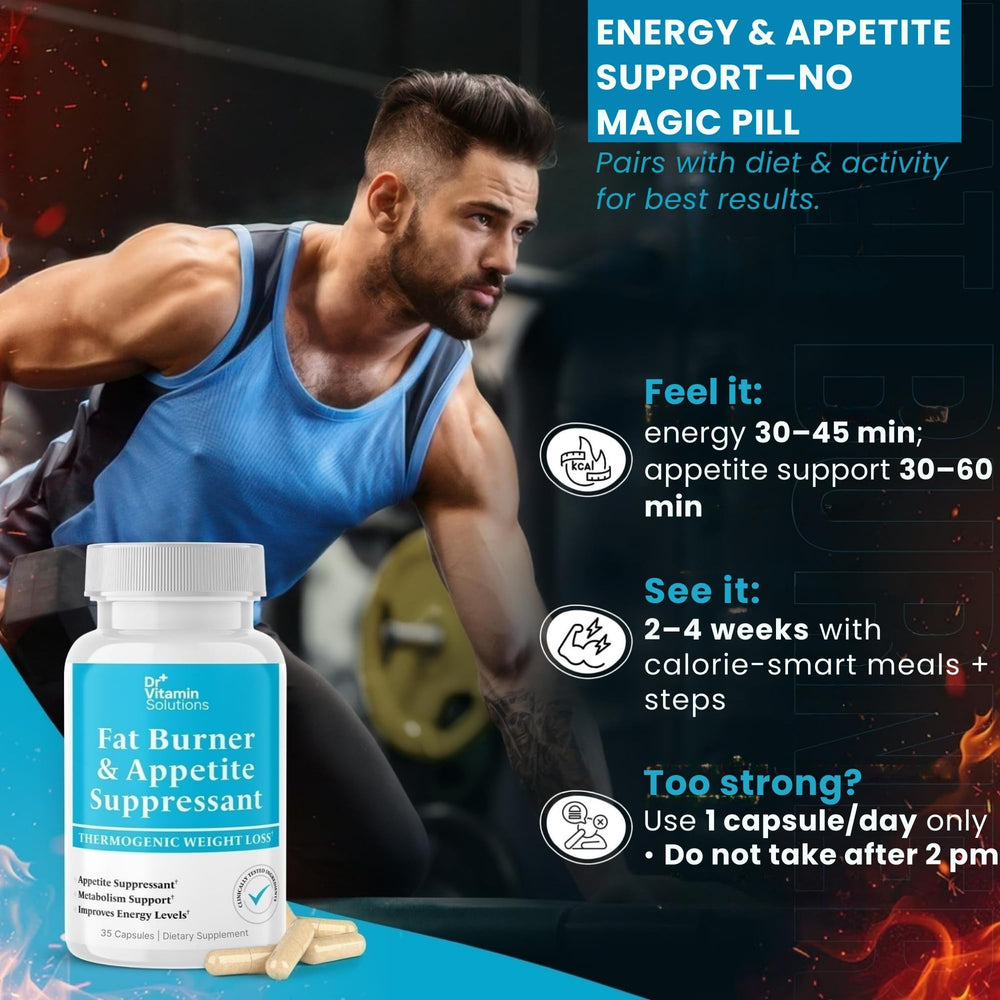 DR VITAMIN SOLUTIONS green tea extract supporting metabolism and fat utilization.