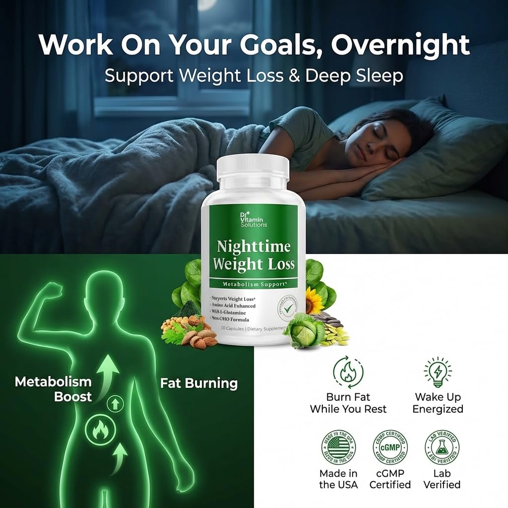 DR VITAMIN SOLUTIONS capsules close-up highlighting caffeine-free, non-GMO formula