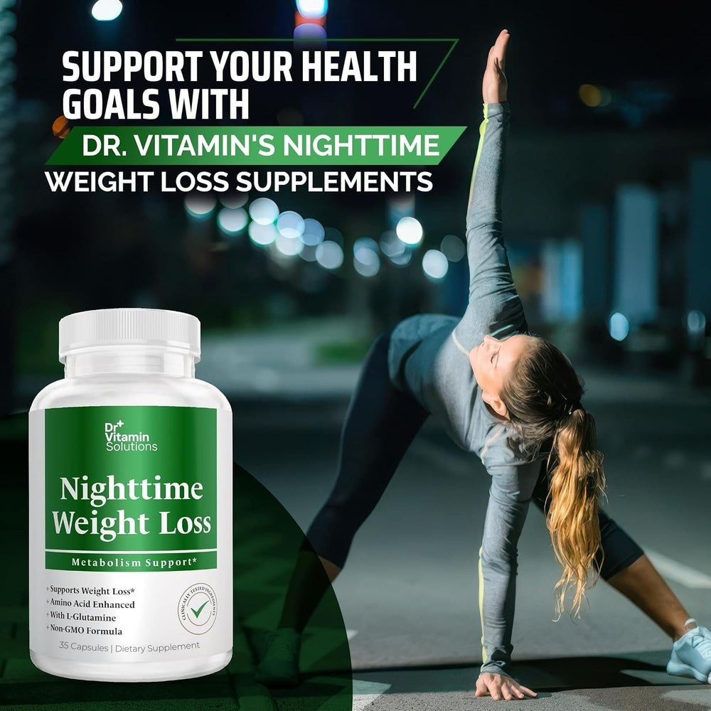 Pouring the Nighttime Fat Burner as part of a calm, nightly routine.