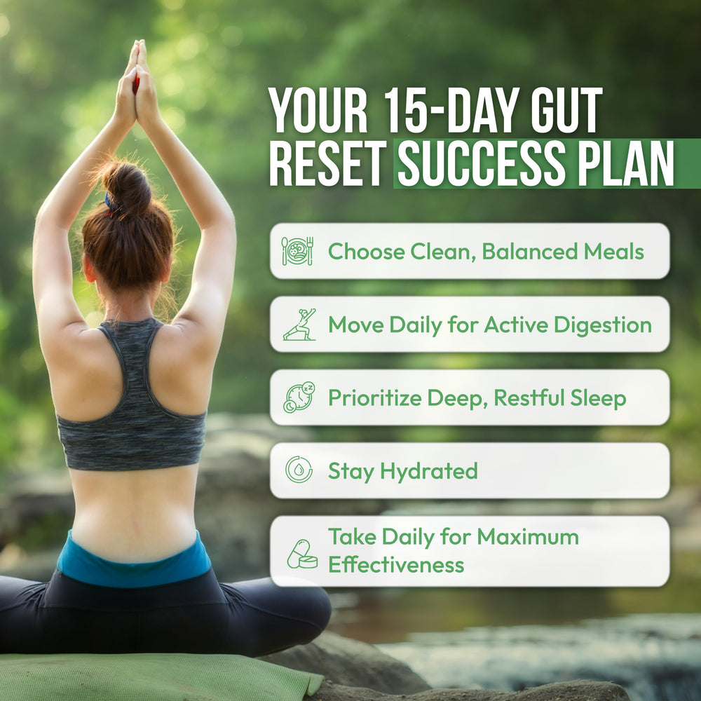 Dr Vitz digestive reset usage image illustrating flexible program.