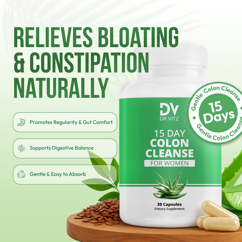 Dr Vitz natural detox on the go capsules for convenient use.