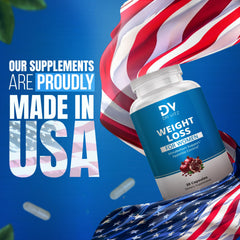 Dr Vitz weight loss pills capsules inside bottle show easy-to-swallow format