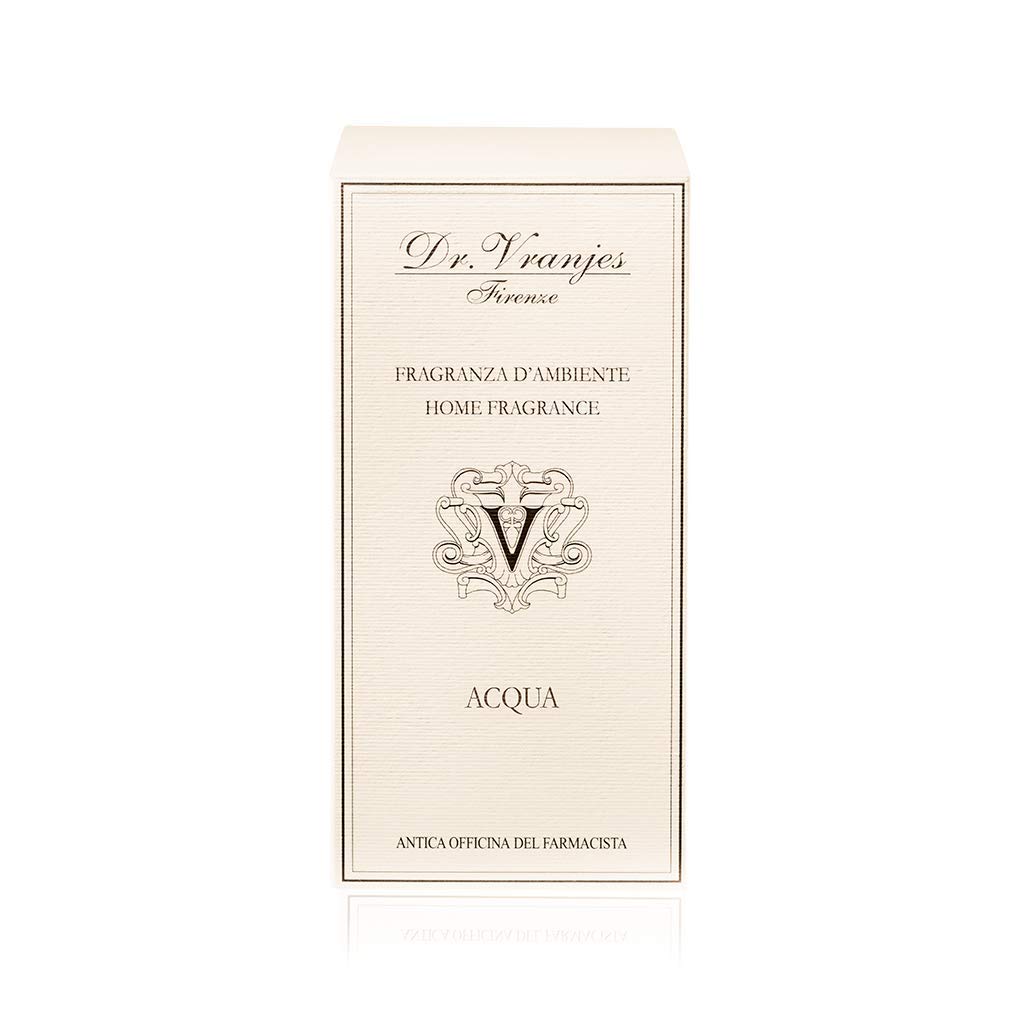 Dr. Vranjes Acqua Crystal 500 ml diffuser liquid close-up showcases premium formula.