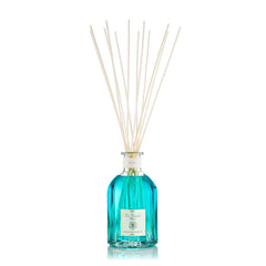 Dr. Vranjes Acqua Crystal includes bamboo reeds for steady diffusion.