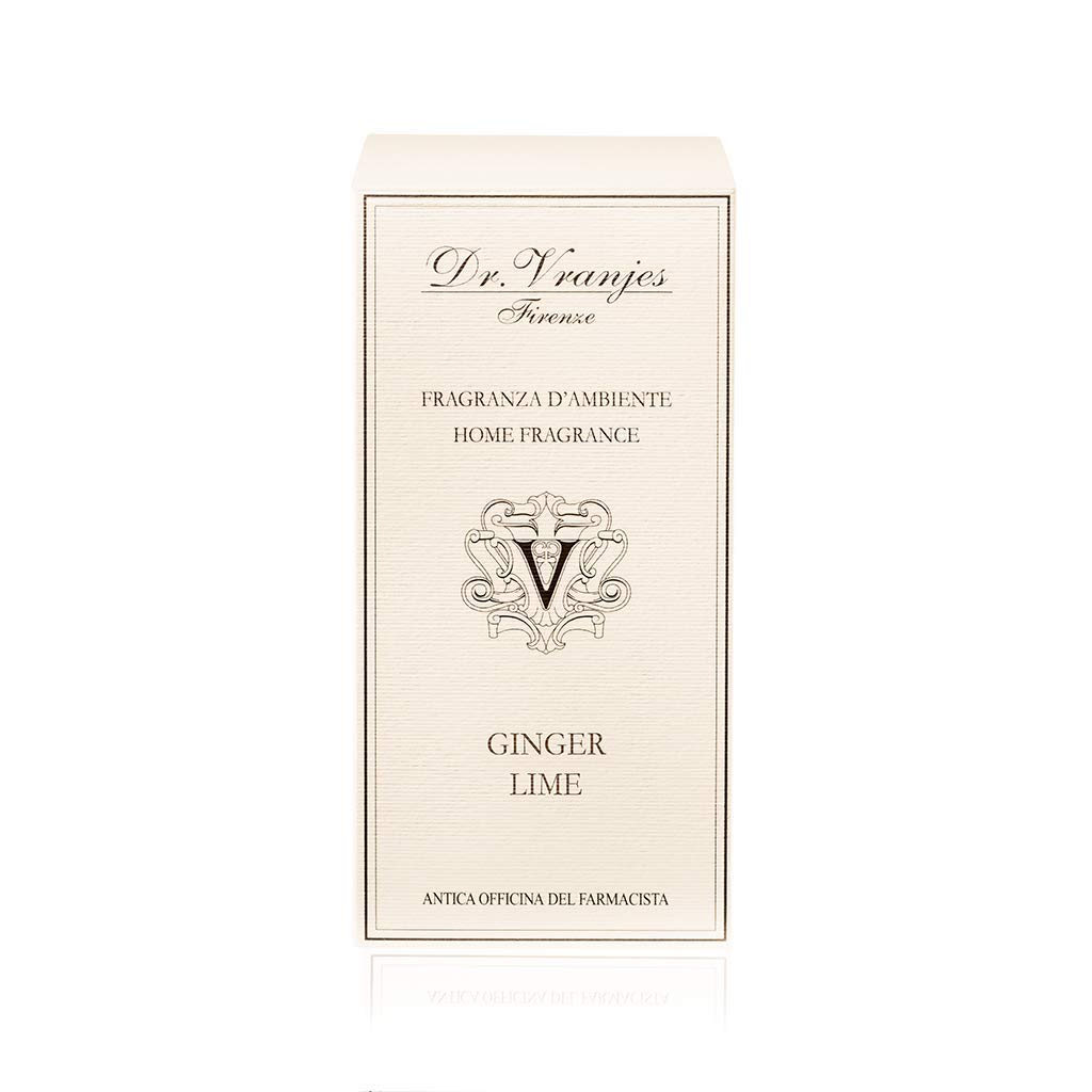 Dr Vranjes diffuser cap and design details emphasize sleek Mediterranean style.