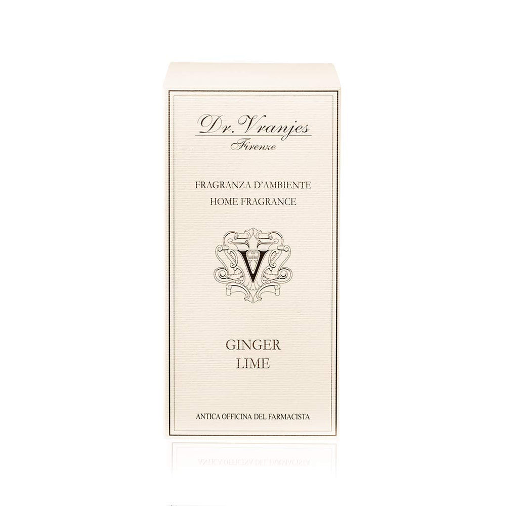 Dr Vranjes diffuser cap and design details emphasize sleek Mediterranean style.