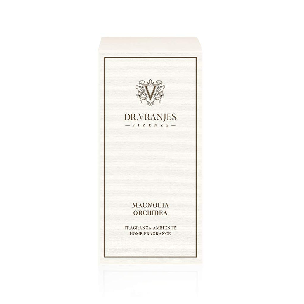 Dr. Vranjes Magnolia Orchidea diffuser sticks setup for quick aroma adjustment.