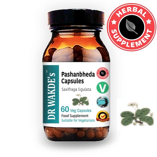 Close-up of DR WAKDE'S Pashanbheda bottle showing label and freshness.