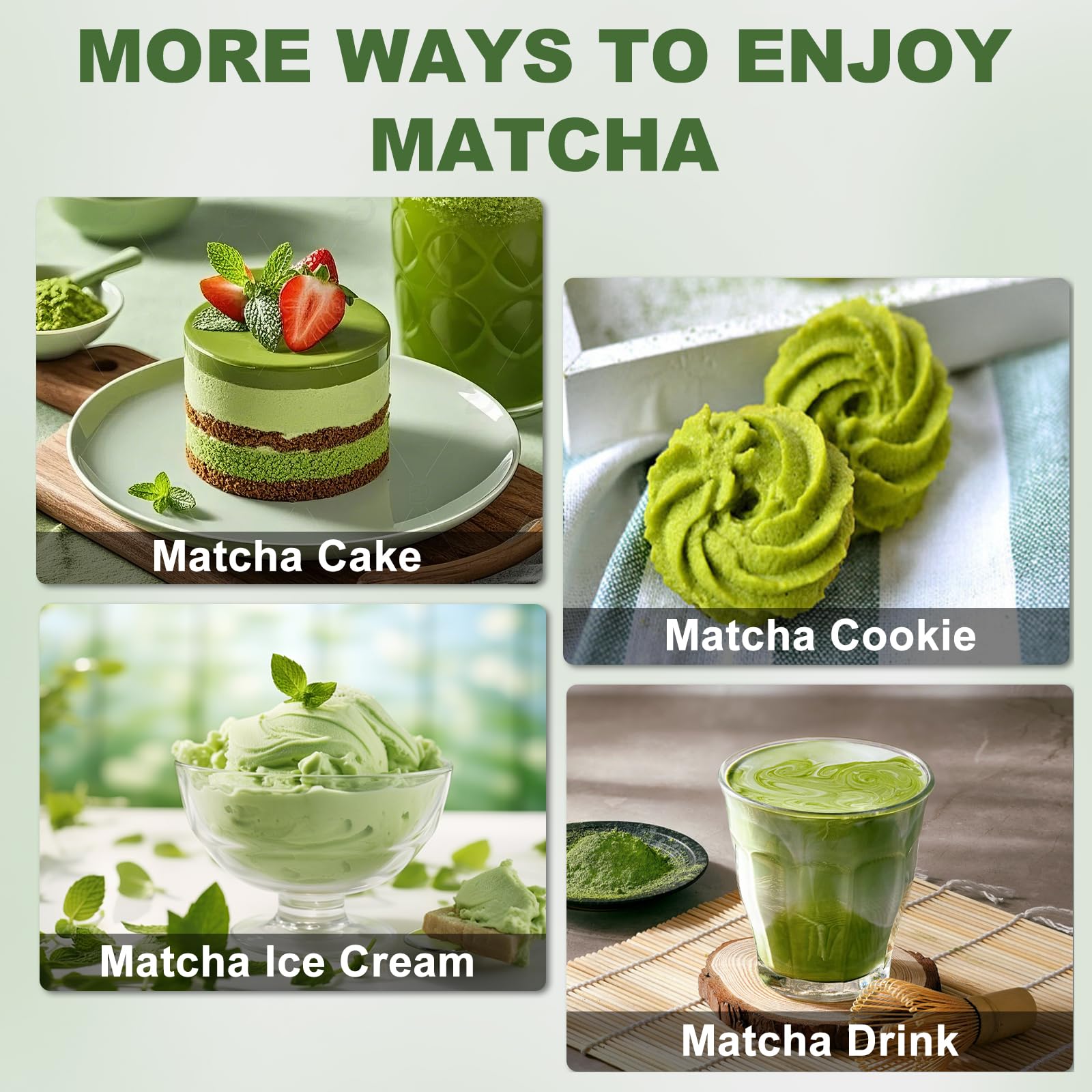 DR YES Organic gluten-free vegan Matcha for baking