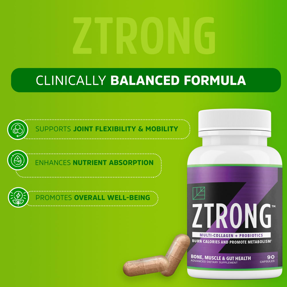 Dr. Zisman ZTRONG capsules ready to dispense for daily routines.