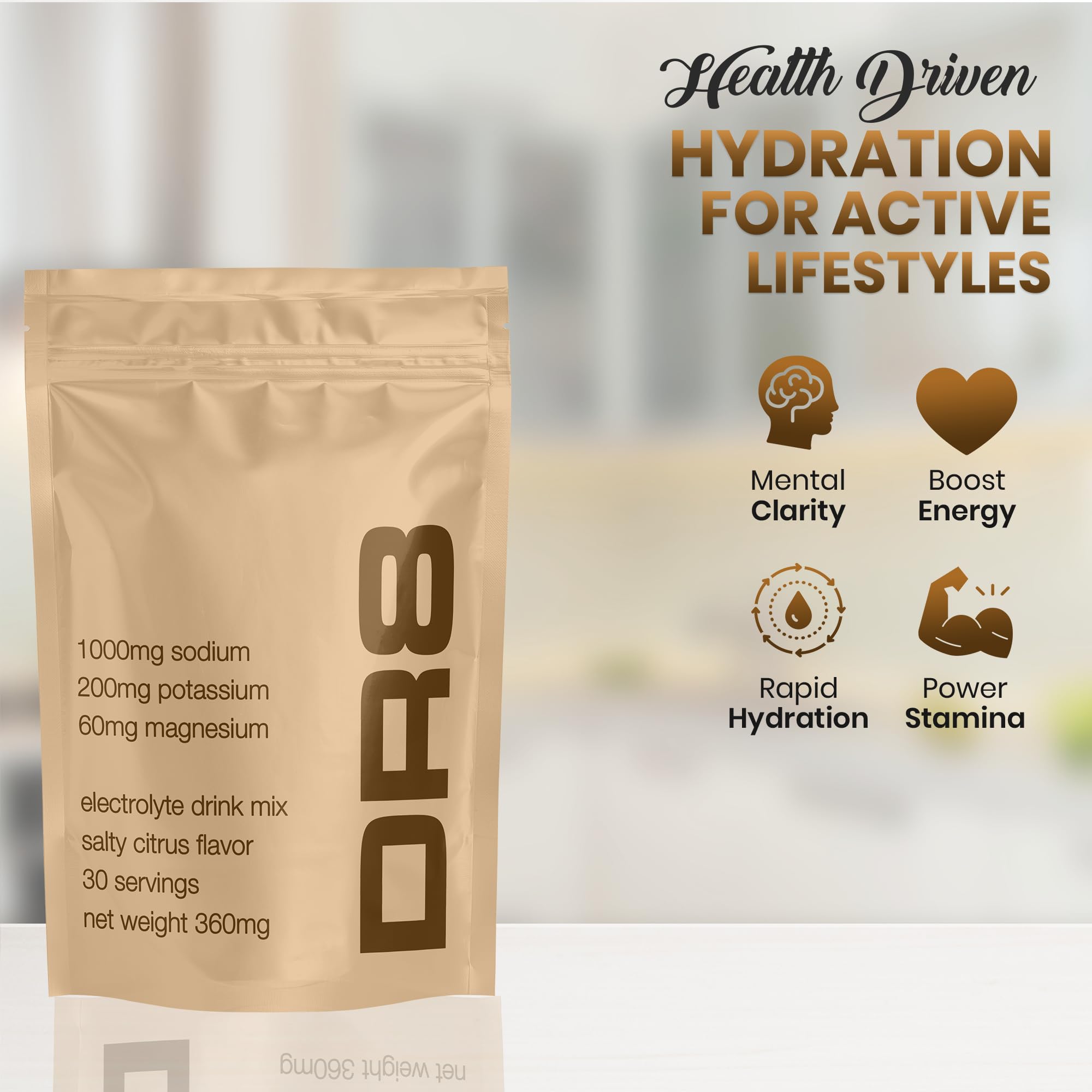 DR8 Keto friendly label highlights zero sugar and low carb benefits